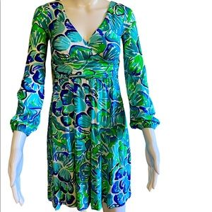 Lilly Pulitzer Dress Agate Green Lazy River  XXS
